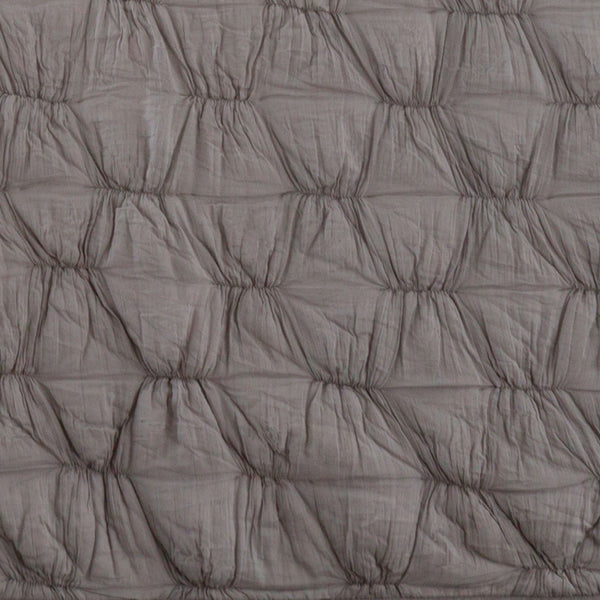Surya Melissa Quilt - Premium Indian Cotton, Cozy Cottage Style, Machine Washable & Durable Comfort 68"X86" Light Gray Cotton,Cotton Mls1001-t