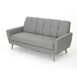 Christopher Knight Home® - Noble House - Treston Mid Century Grey Fabric Sofa