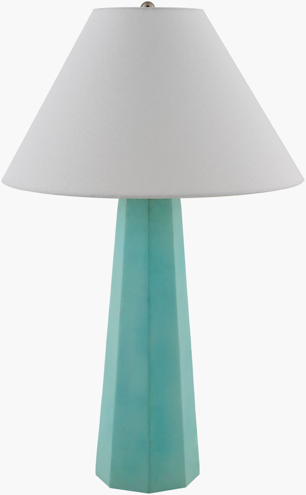 Livabliss Millau Cement Base Table Lamp with Linen Shade for Industrial Rustic Home Decor MLU-001
