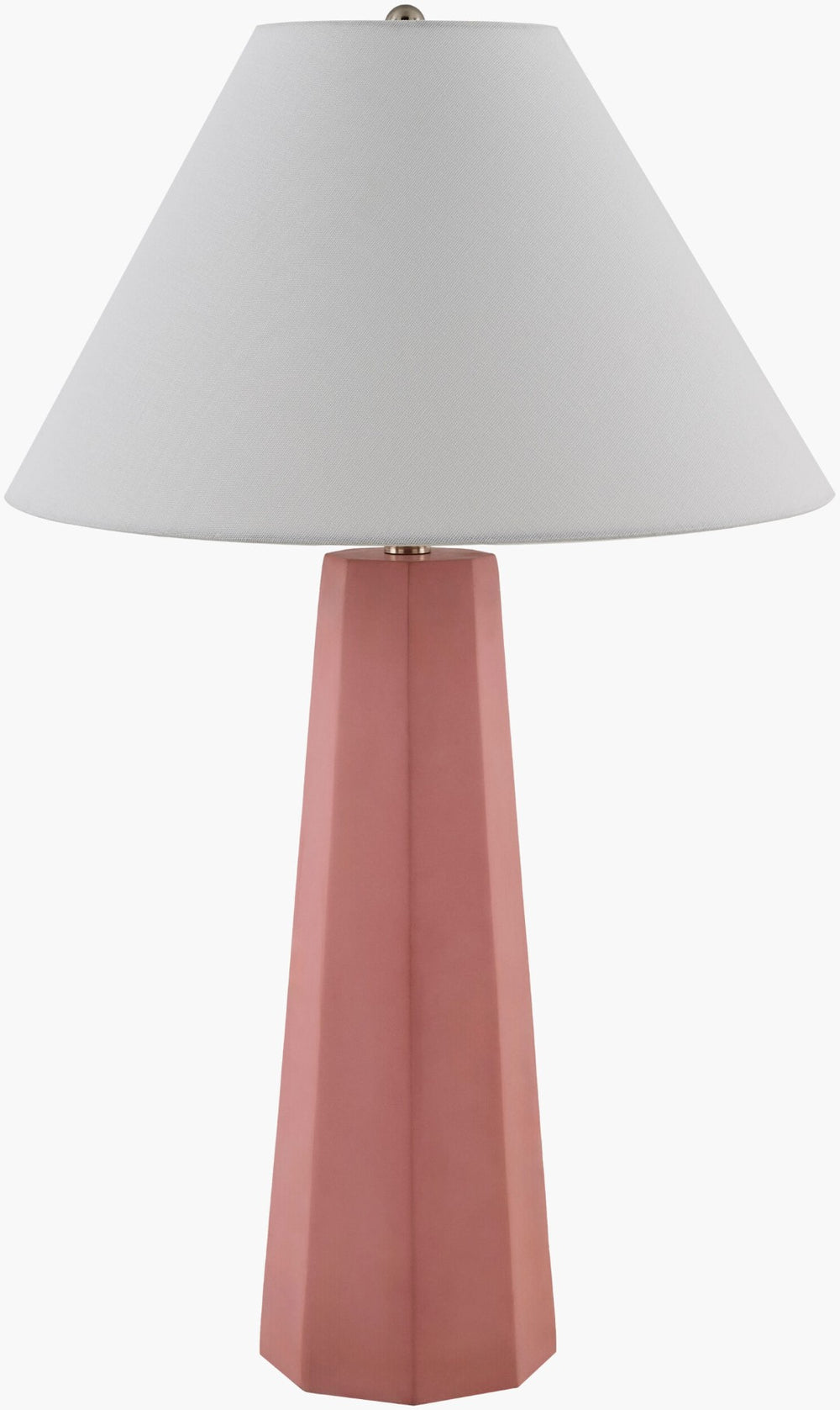 Livabliss Millau Cement Base Table Lamp with Linen Shade for Industrial Living Room Decor MLU-002