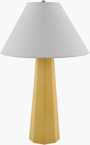 Livabliss Millau Cement Body Table Lamp with Linen Shade for Industrial Rustic Bedroom Decor MLU-004