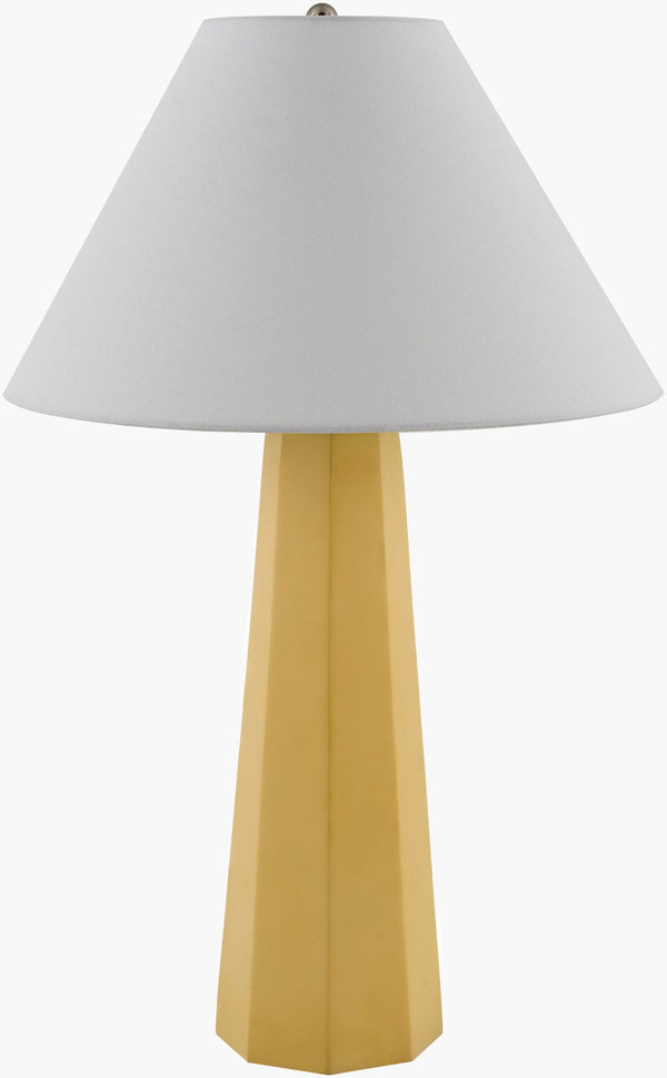 Livabliss Millau Cement Body Table Lamp with Linen Shade for Industrial Rustic Bedroom Decor MLU-004