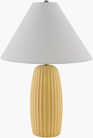 Livabliss Millau Cement Body Table Lamp with Linen Shade for Farmhouse or Urban Loft Decor MLU-008