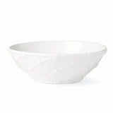 Wicker Creek Porcelain Serving Bowl, Textured Basket Design, Dishwasher Safe, 64-oz