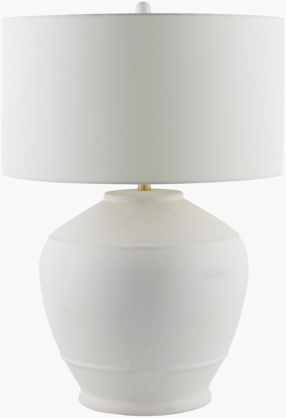 Livabliss Morlaix Ceramic Arts and Crafts Table Lamp with Linen Shade for Warm Ambient Glow MLX-001