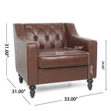 Christopher Knight Home® - Noble House - Furman Contemporary Tufted Club Chair