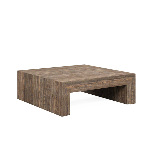A.R.T. Furniture Stockyard Smoked Cocktail Table - Transitional Design With Ash Solids & Oak Veneers For Luxury Living Brown Ash Solids,Knotty White Oak Veneers 284301-2303