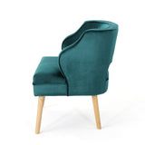 Christopher Knight Home® - Noble House - Mariposa Mid Century Teal Velvet Accent Chair