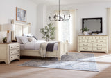 Americana Panel Bed Whites/Creams/Beiges Americana Collection 7050-90250-02 Hooker Furniture