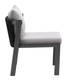 Horizon Dining Chair - Set of 2 Gray 704008 Zuo Modern