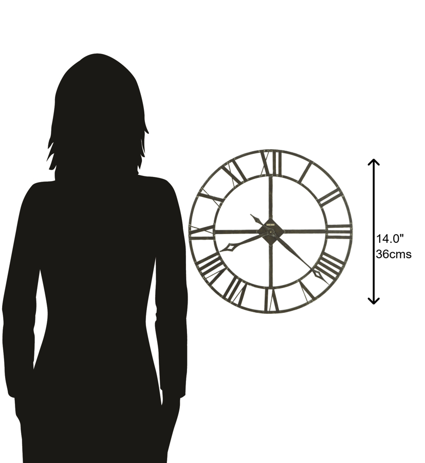 Hekman Furniture 625423 Lacy Ii Wall Clock – Elegant Charcoal Gray Design With Quartz Movement For Every Room Decor  Lacy Ii Wall Clock 625423