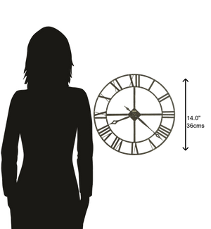 Hekman Furniture 625423 Lacy Ii Wall Clock – Elegant Charcoal Gray Design With Quartz Movement For Every Room Decor  Lacy Ii Wall Clock 625423