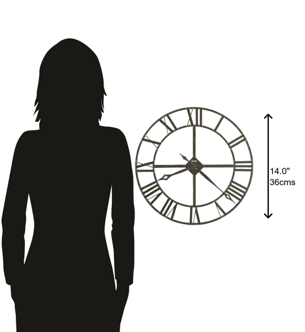 Hekman Furniture 625423 Lacy Ii Wall Clock – Elegant Charcoal Gray Design With Quartz Movement For Every Room Decor  Lacy Ii Wall Clock 625423