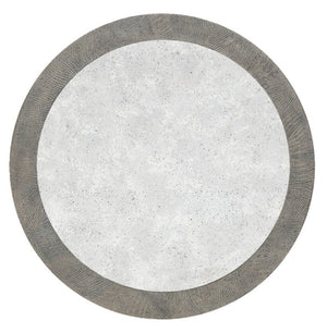 Hooker Furniture Melange Korena Sculptural Accent Table With Stone-Look Resin Top, Gray Wood Finish, Versatile Use 628-80450-95