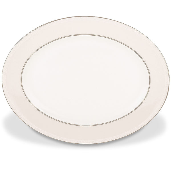 Lenox Kate Spade Cypress Point 13" Oval Serving Platter White, WHITE BONE CHINA 6383558