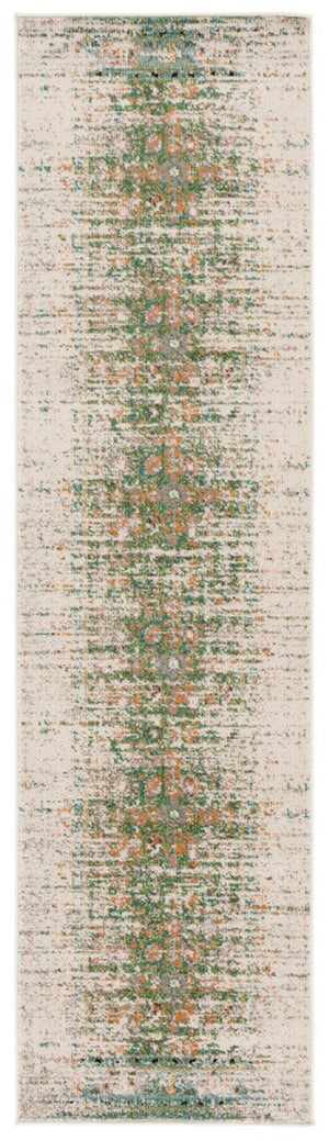 Safavieh Monaco 208 Power Loomed Rug Green / Ivory 9' x 12'