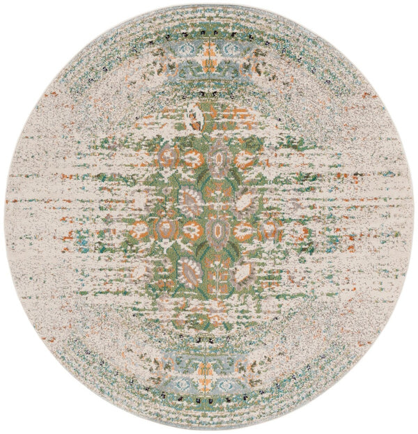 Safavieh Monaco 208 Power Loomed Rug Green / Ivory 9' x 12'
