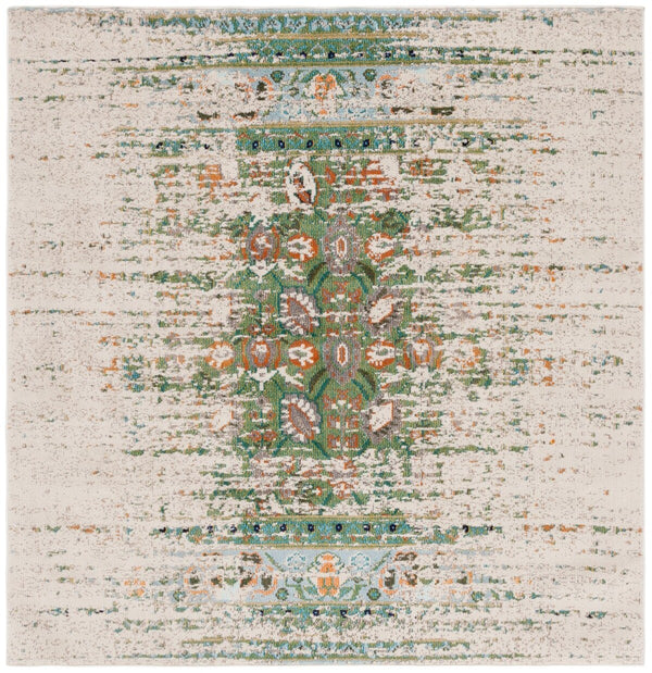 Safavieh Monaco 208 Power Loomed Rug Green / Ivory 9' x 12'