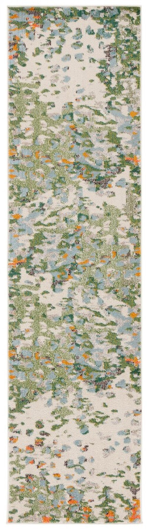 Safavieh Monaco 225 Power Loomed Rug Sage / Rust 9' x 12'