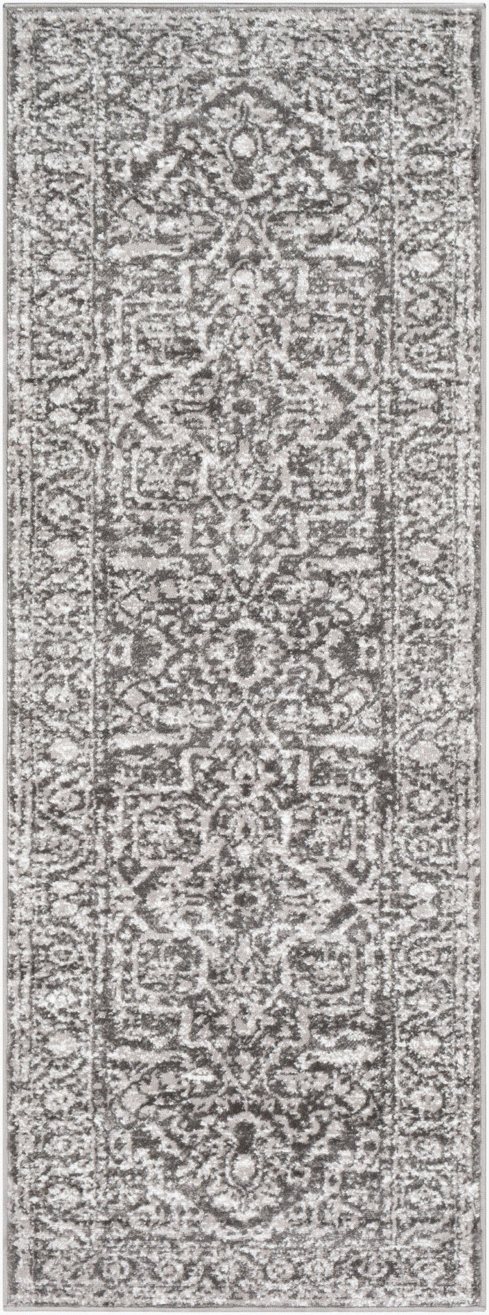 Livabliss Monte Carlo Polypropylene Runner Rug Traditional Medallion Pattern for Hallways MNC2300-2773