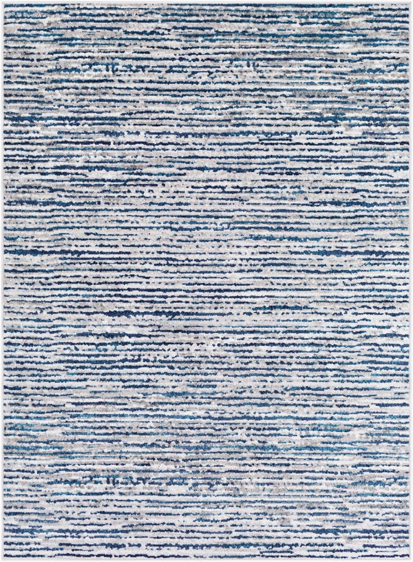 Livabliss Monte Carlo Geometric Runner Rug Polypropylene Mid-century Hallway Entryway Accent Navy, Blue 5'3" x 7'3" MNC2309-5373