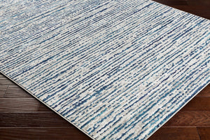 Livabliss Monte Carlo Geometric Runner Rug Polypropylene Mid-century Hallway Entryway Accent Navy, Blue 5'3" x 5'3" Square MNC2309-53SQ