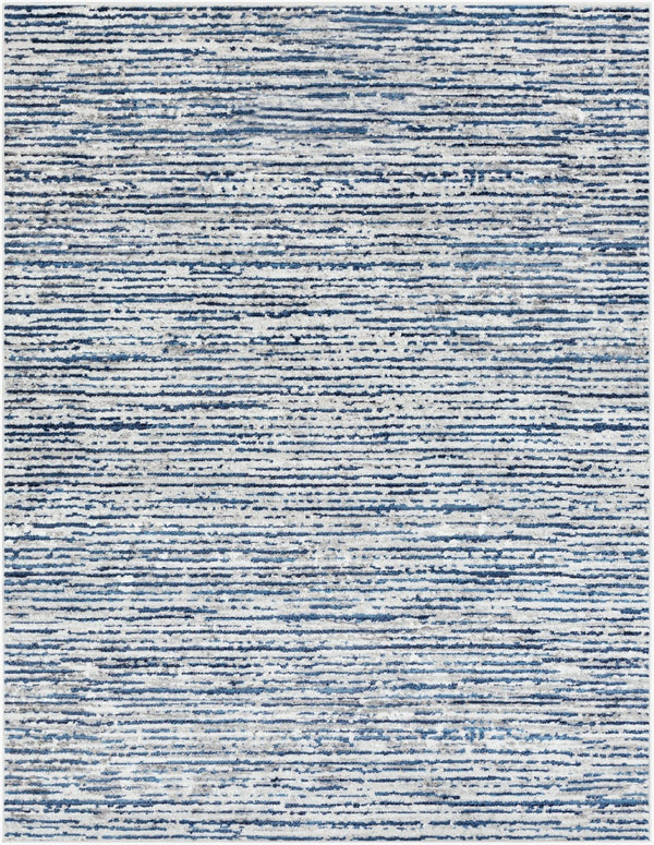 Livabliss Monte Carlo Geometric Runner Rug Polypropylene Mid-century Hallway Entryway Accent Navy, Blue 7'10" x 10'2" MNC2309-710103