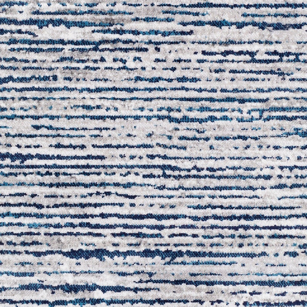 Livabliss Monte Carlo Geometric Runner Rug Polypropylene Mid-century Hallway Entryway Accent Navy, Blue 5'3" x 5'3" Square MNC2309-53SQ