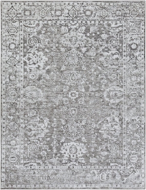 Livabliss Monte Carlo Traditional Polypropylene Runner Rug for Hallways and Entryways Light Gray, Cha 7'10" x 10'2" MNC2311-710103