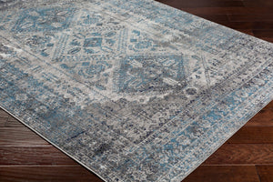 Livabliss Monte Carlo Medallion Polypropylene Area Rug for Large Living Dining Rooms Light Gray, Cha 12' x 15' MNC2312-1215