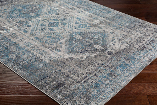 Livabliss Monte Carlo Medallion Polypropylene Area Rug for Large Living Dining Rooms Light Gray, Cha 12' x 15' MNC2312-1215