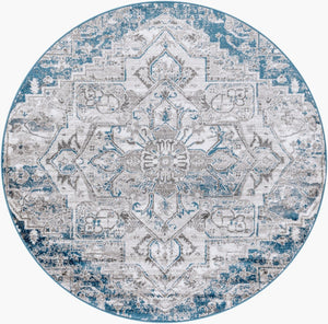 Livabliss Monte Carlo Medallion Area Rug Square Polypropylene Woven Traditional Living Room Accent MNC2318-53RD