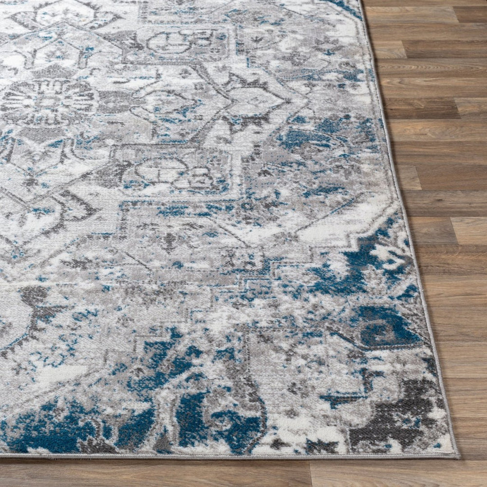 Livabliss Monte Carlo Medallion Area Rug Square Polypropylene Woven Traditional Living Room Accent MNC2318-53RD