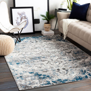 Livabliss Monte Carlo Medallion Area Rug Square Polypropylene Woven Traditional Living Room Accent MNC2318-53RD