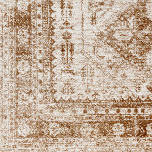 Livabliss Monte Carlo Traditional Medallion Polypropylene Area Rug for Living and Dining Rooms Cream, Light Br 8'10" x 12' MNC2341-81012