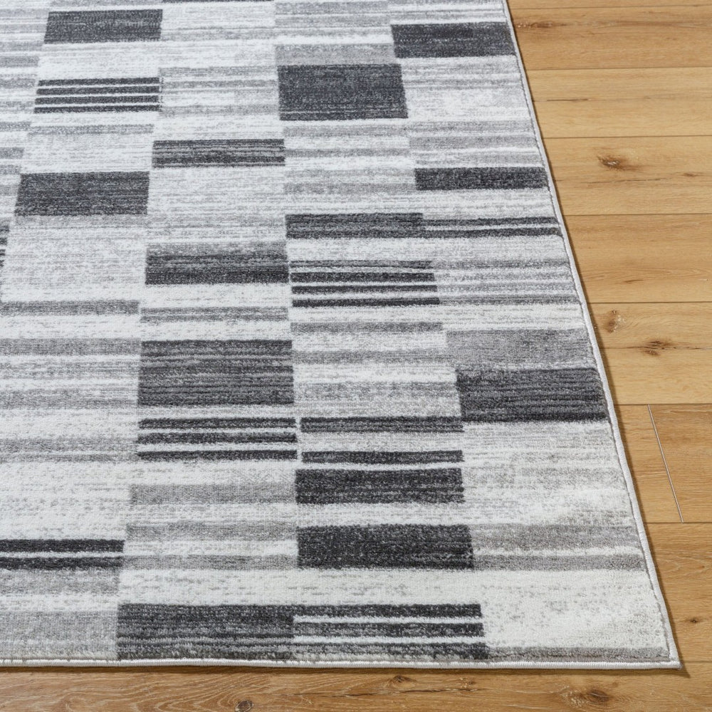 Livabliss Monte Carlo Art Deco Geometric Polypropylene Area Rug Turkish Woven Living Room Cream, Medium G 5'3" x 7'3" MNC2360-5373