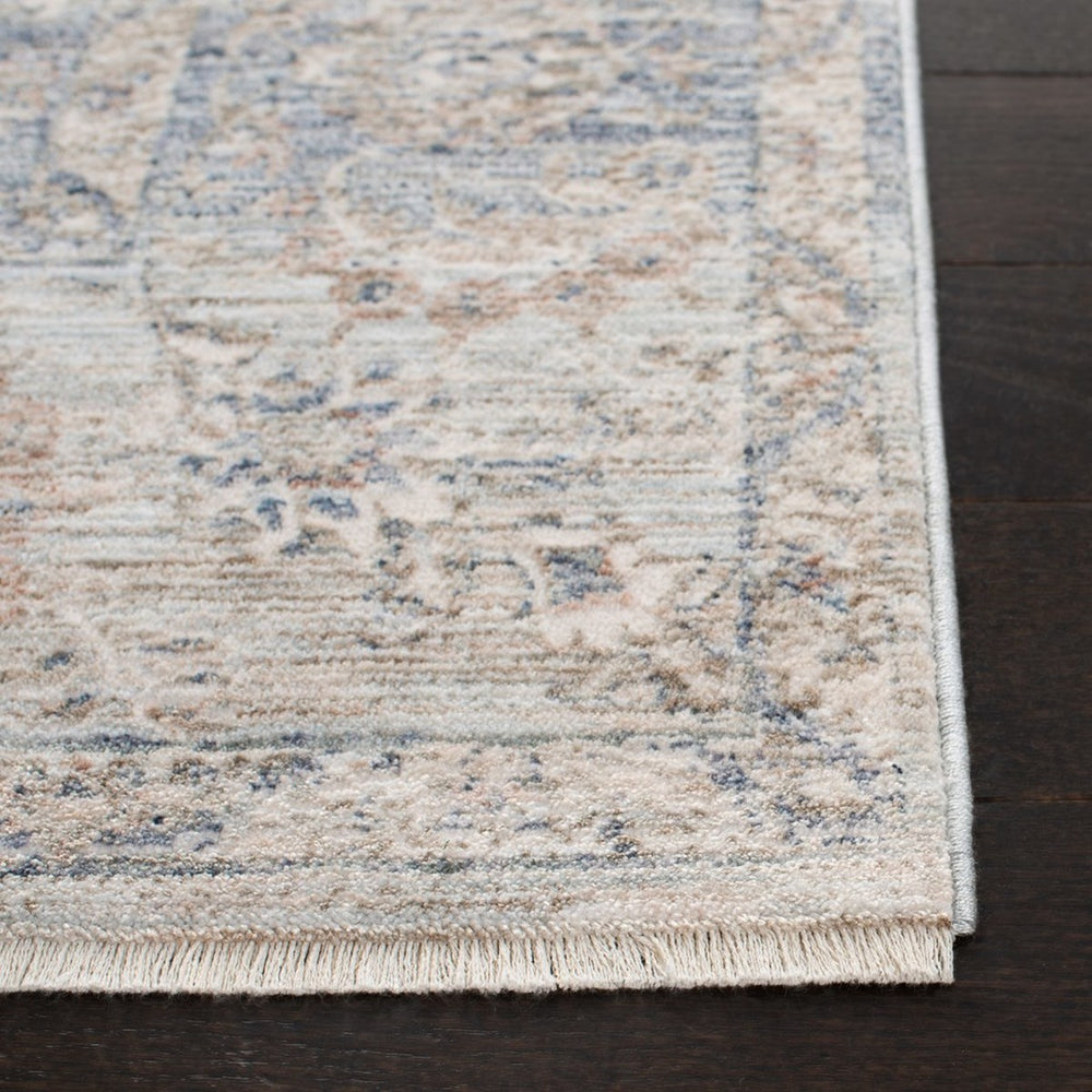 Safavieh Moon Dust 619A MND619A Power Loomed  Rug Grey / Blue MND619A-8