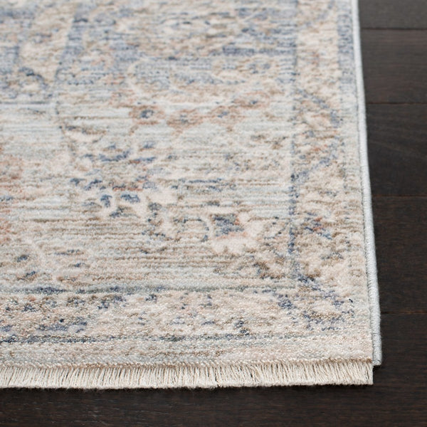 Safavieh Moon Dust 619A MND619A Power Loomed  Rug Grey / Blue MND619A-8