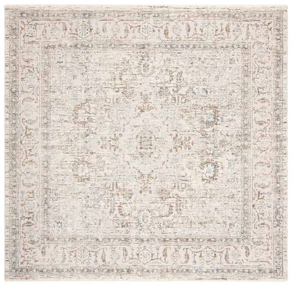 Safavieh Moon Dust 621 MND621 Power Loomed Traditional Rug Beige / Ivory MND621A-5