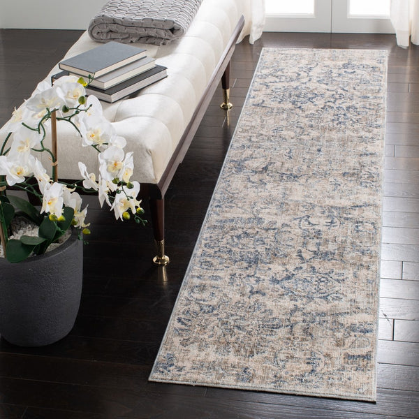 Safavieh Moon Dust 630 MND630 Power Loomed Traditional Rug Beige / Ivory MND630A-28