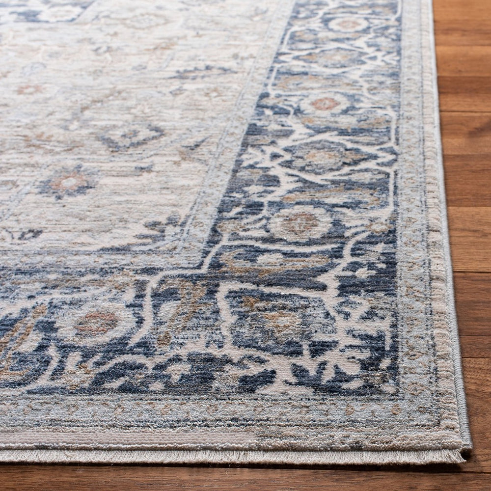 Safavieh Moon Dust 631A MND631A Power Loomed  Rug Grey / Blue MND631A-8