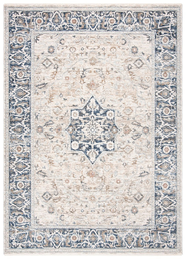 Safavieh Moon Dust 631A MND631A Power Loomed  Rug Grey / Blue MND631A-8