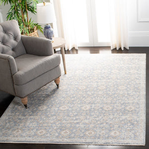Safavieh Moon Dust 642 MND642 Power Loomed  Rug Blue / Ivory MND642M-28