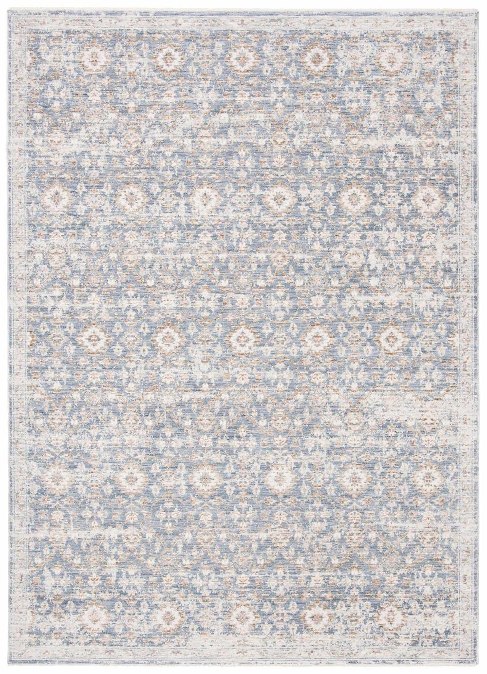 Safavieh Moon Dust 642 MND642 Power Loomed  Rug Blue / Ivory MND642M-28