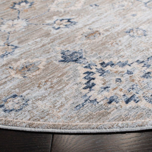Safavieh Moon Dust 644 MND644 Power Loomed Traditional Rug Grey / Ivory MND644F-28