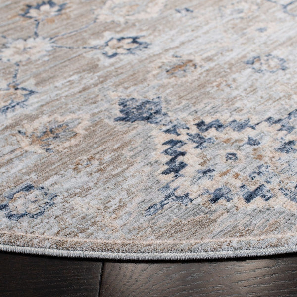 Safavieh Moon Dust 644 MND644 Power Loomed Traditional Rug Grey / Ivory MND644F-28