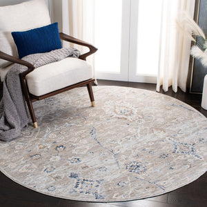 Safavieh Moon Dust 644 MND644 Power Loomed Traditional Rug Grey / Ivory MND644F-28