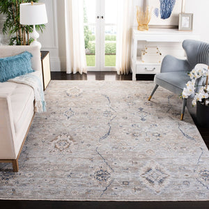 Safavieh Moon Dust 644 MND644 Power Loomed Traditional Rug Grey / Ivory MND644F-28