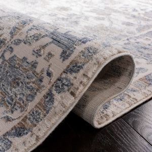 Safavieh Moon Dust 645 MND645 Power Loomed  Rug Ivory / Blue MND645A-28