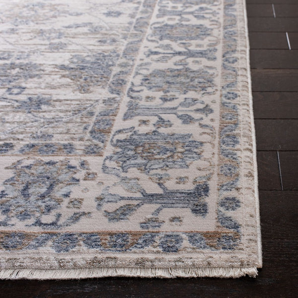 Safavieh Moon Dust 645 MND645 Power Loomed  Rug Ivory / Blue MND645A-28